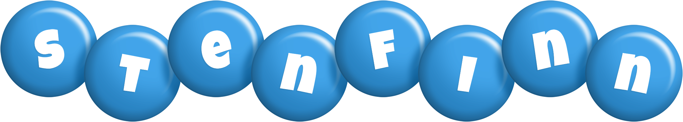 Stenfinn candy-blue logo