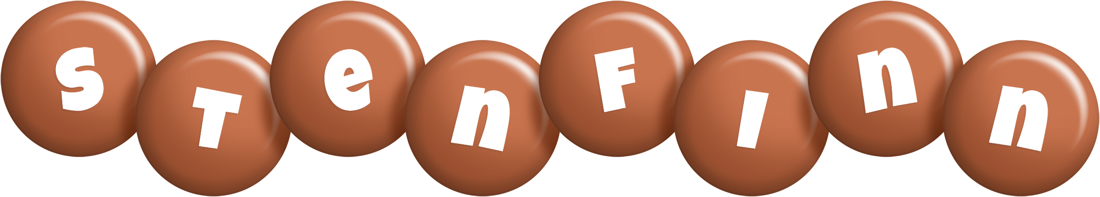 Stenfinn candy-brown logo