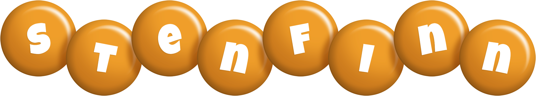 Stenfinn candy-orange logo