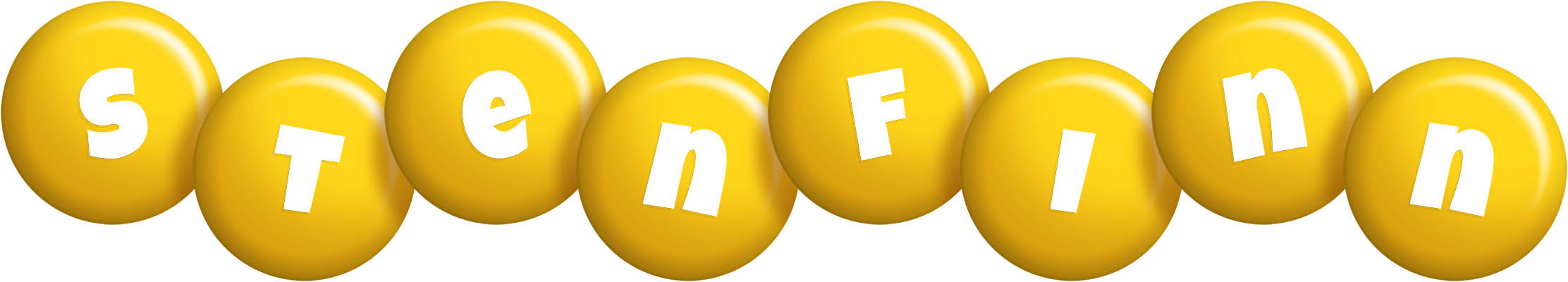 Stenfinn candy-yellow logo