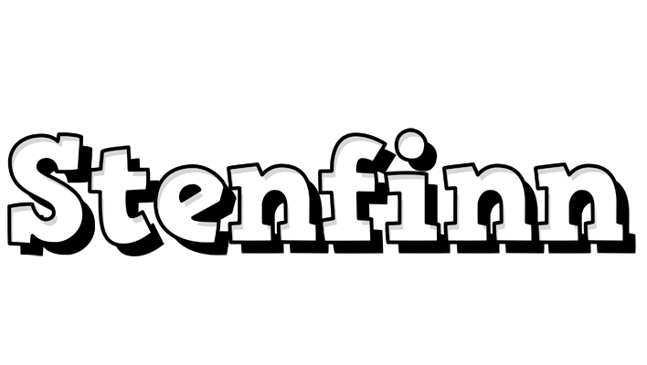 Stenfinn snowing logo