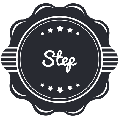 Step badge logo