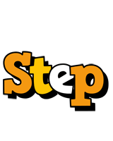 Step cartoon logo