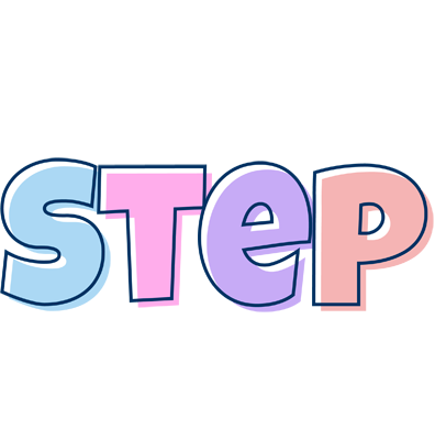 Step pastel logo