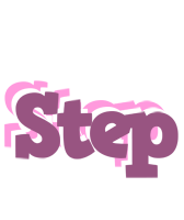 Step relaxing logo