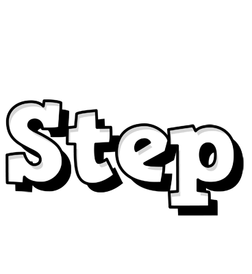 Step snowing logo
