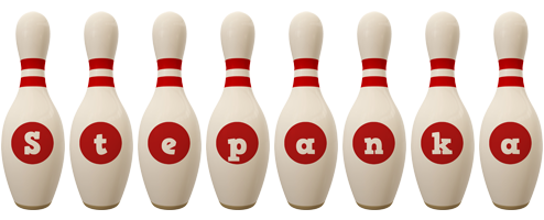 Stepanka bowling-pin logo