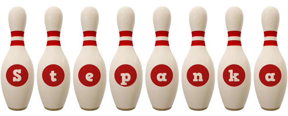Stepanka bowling-pin logo