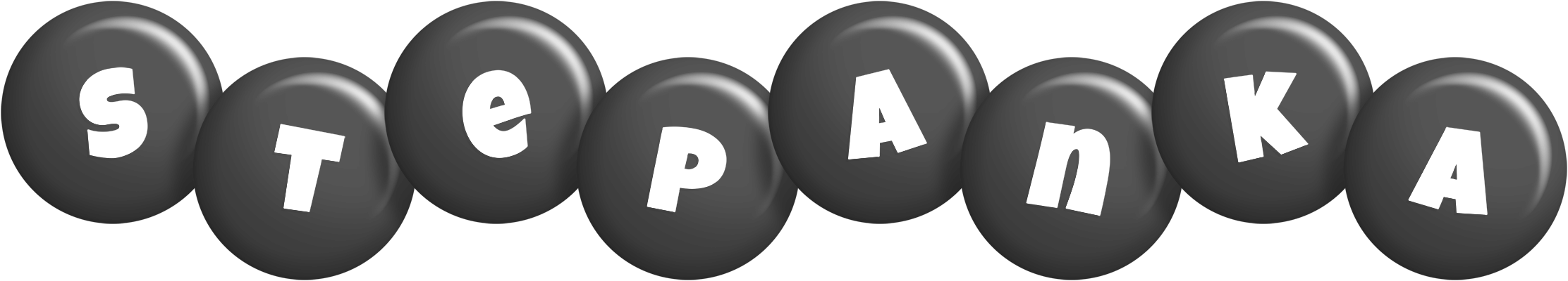 Stepanka candy-black logo