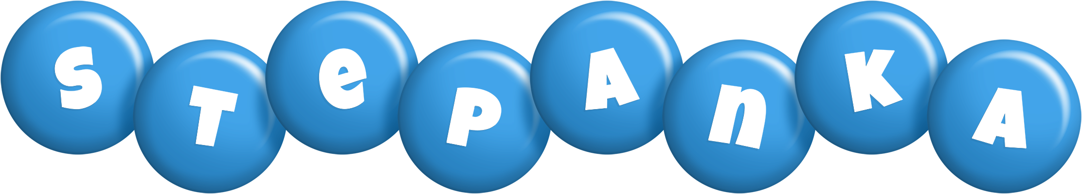 Stepanka candy-blue logo