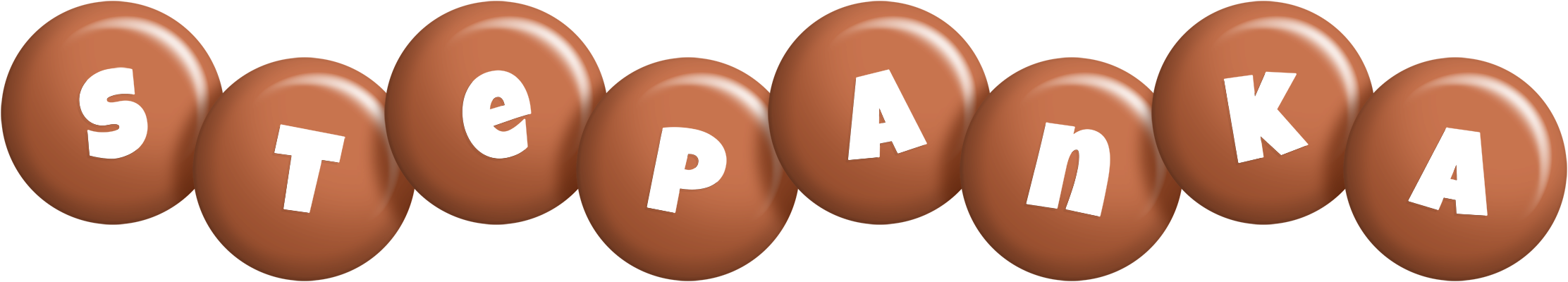 Stepanka candy-brown logo