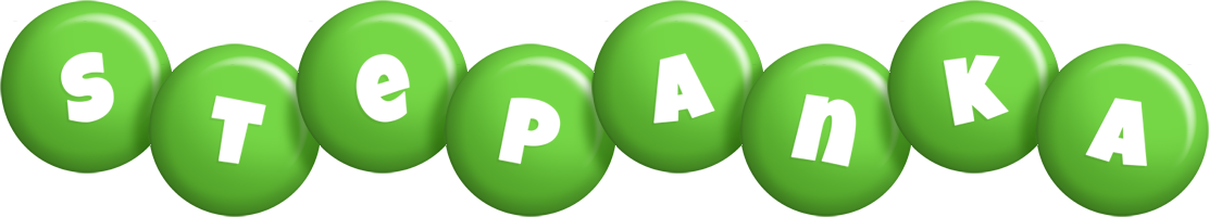 Stepanka candy-green logo