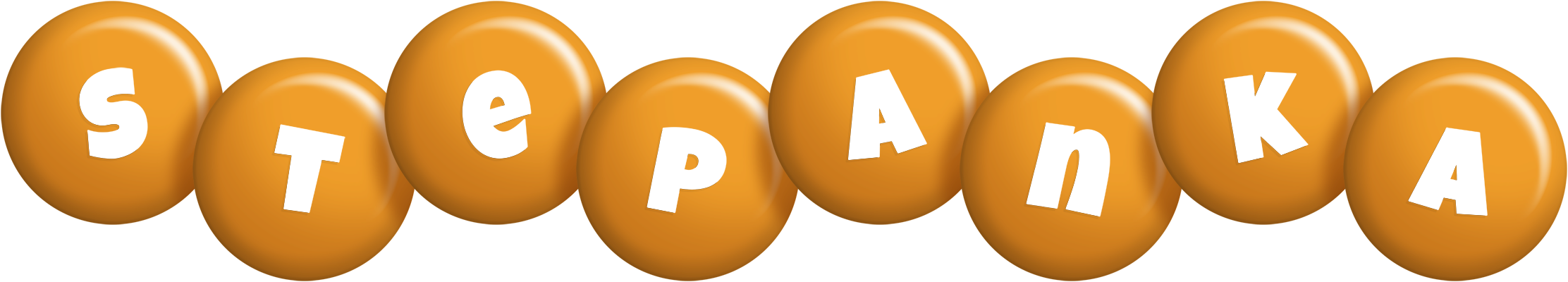 Stepanka candy-orange logo