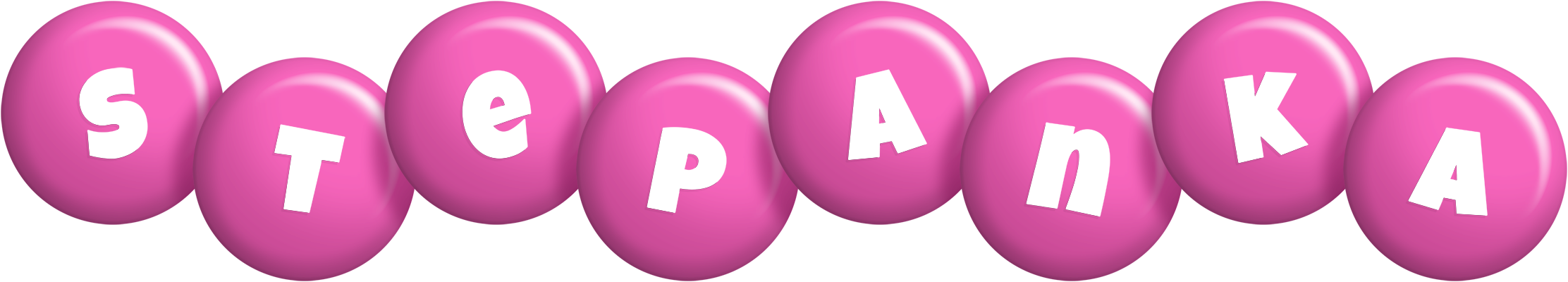 Stepanka candy-pink logo