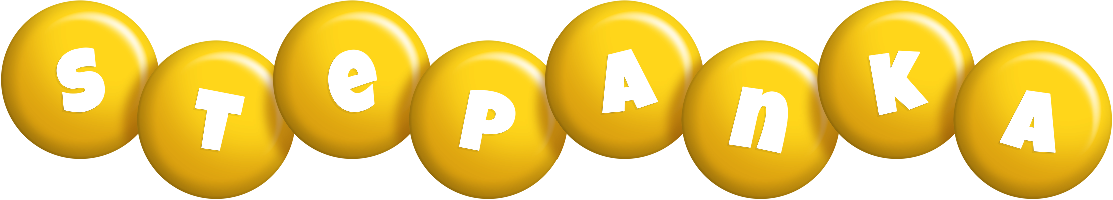 Stepanka candy-yellow logo