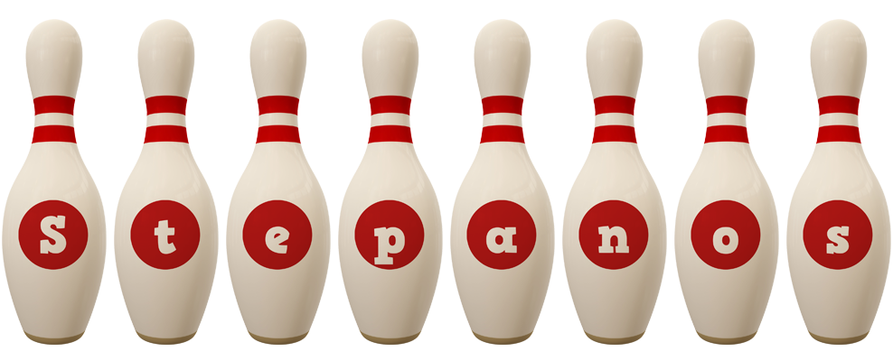 Stepanos bowling-pin logo