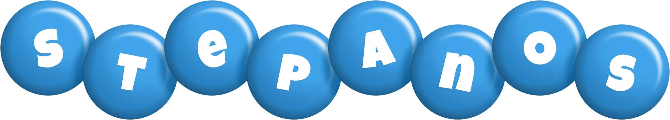 Stepanos candy-blue logo
