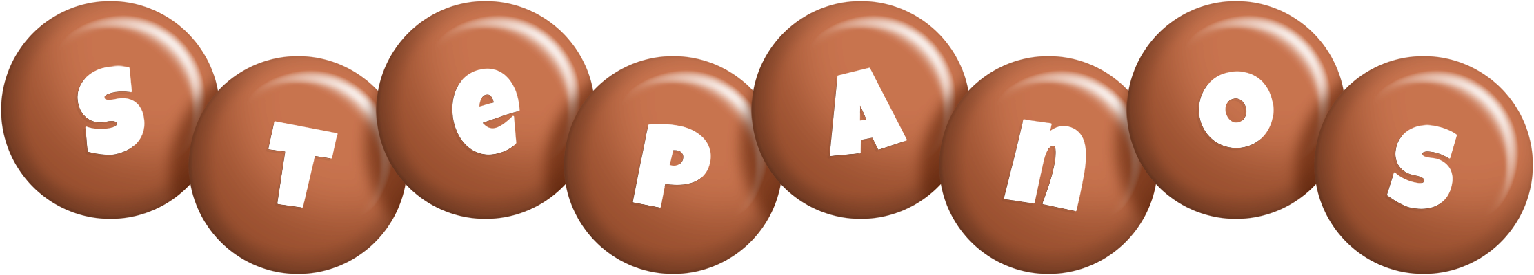 Stepanos candy-brown logo