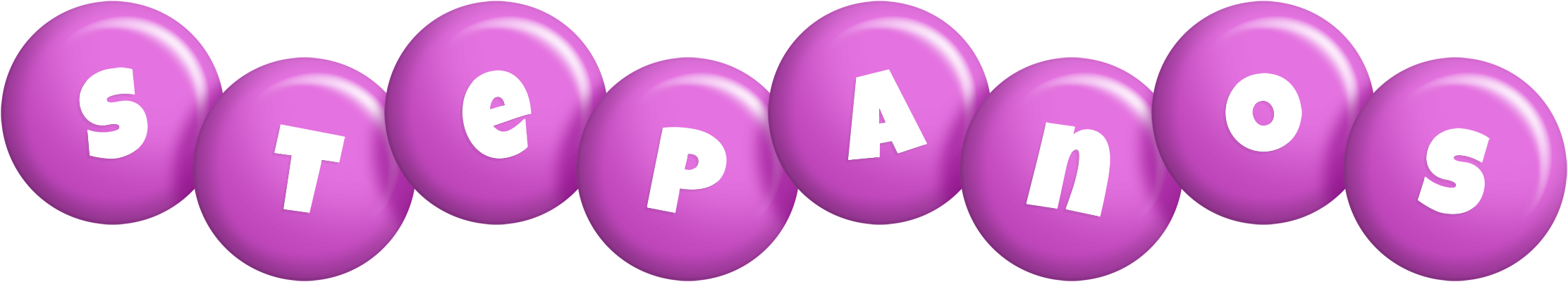Stepanos candy-purple logo