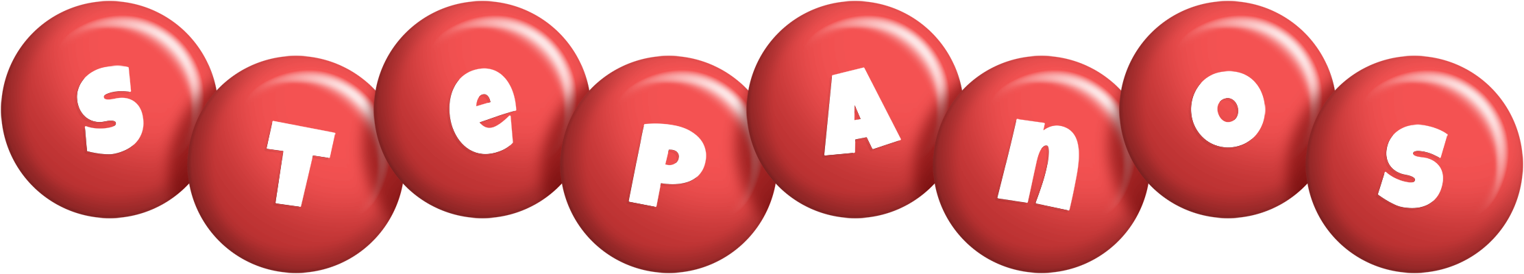 Stepanos candy-red logo