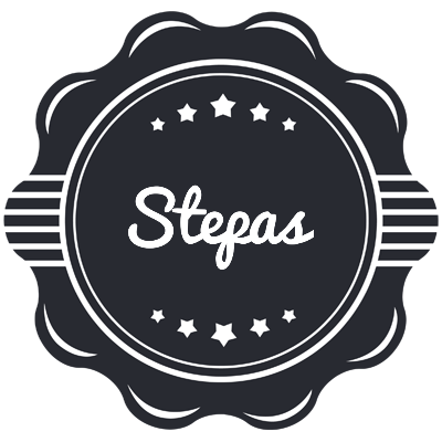 Stepas badge logo