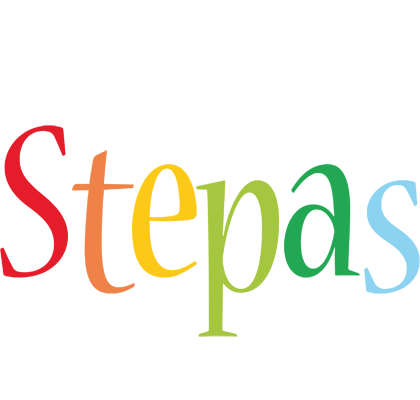 Stepas birthday logo