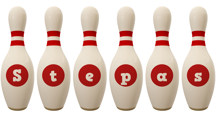 Stepas bowling-pin logo