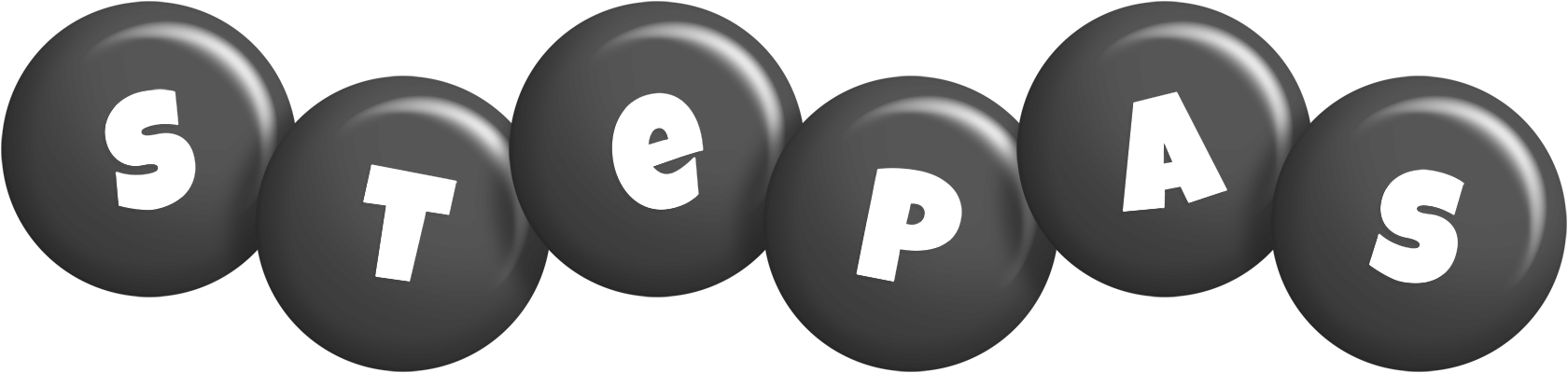 Stepas candy-black logo