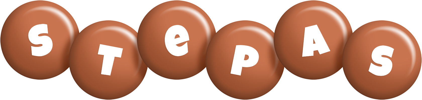 Stepas candy-brown logo