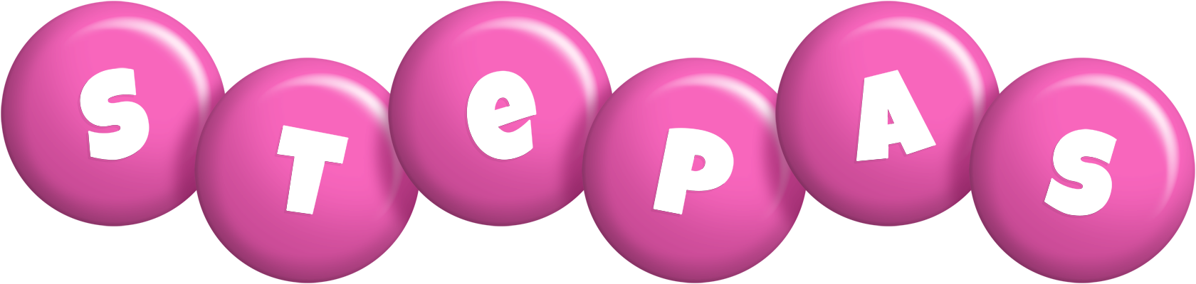 Stepas candy-pink logo