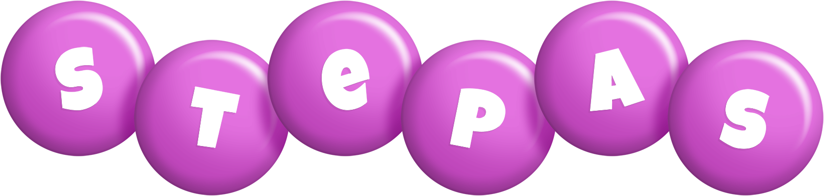 Stepas candy-purple logo