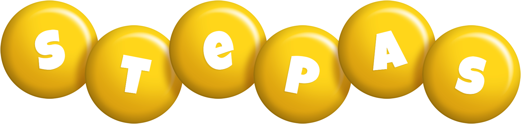 Stepas candy-yellow logo