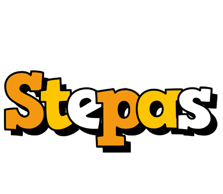 Stepas cartoon logo
