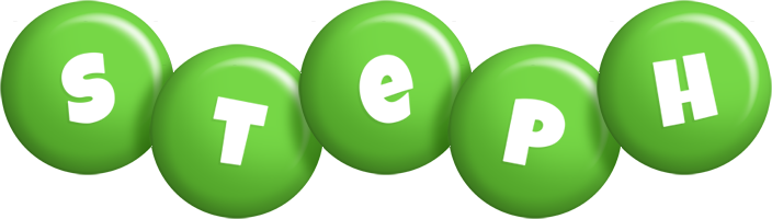 Steph candy-green logo
