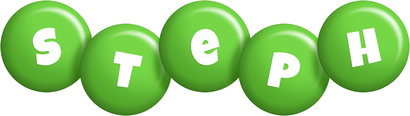 Steph candy-green logo
