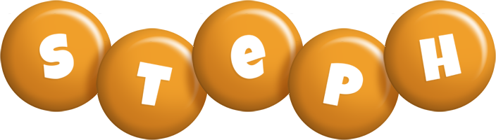 Steph candy-orange logo