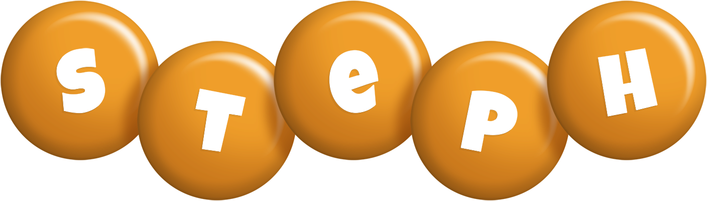 Steph candy-orange logo