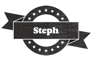 Steph grunge logo