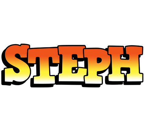 Steph sunset logo