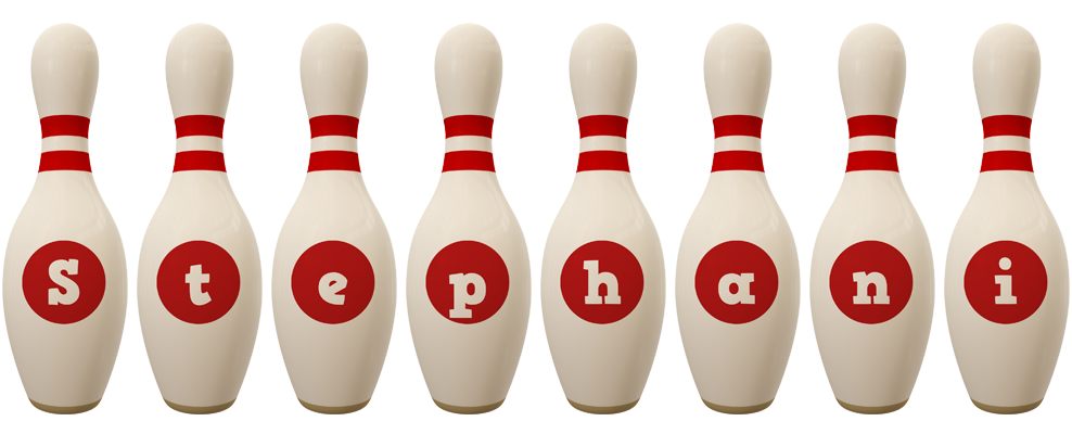 Stephani bowling-pin logo