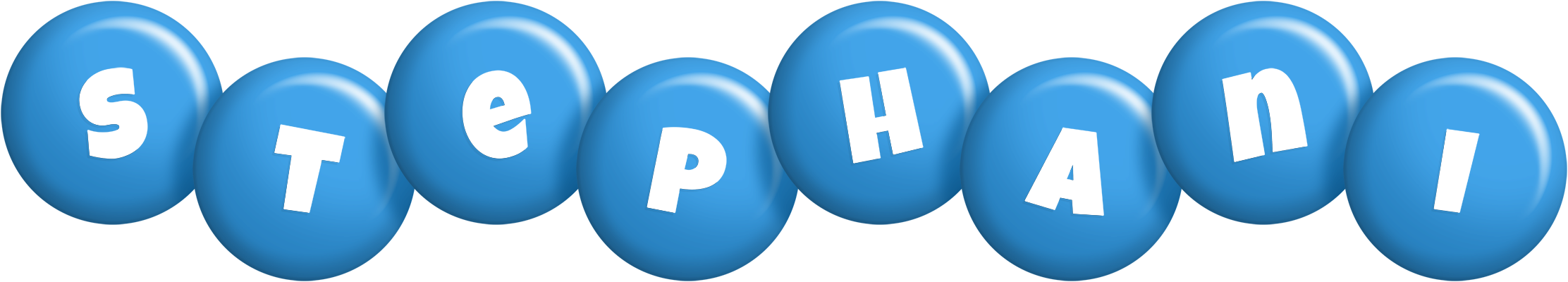 Stephani candy-blue logo