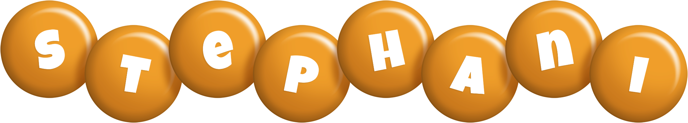 Stephani candy-orange logo