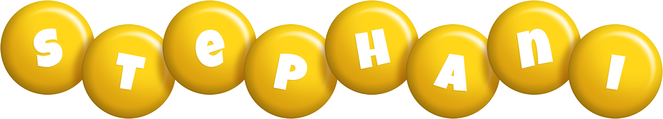 Stephani candy-yellow logo