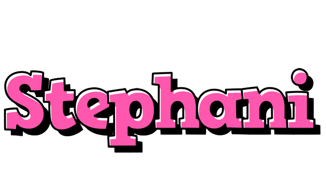 Stephani girlish logo