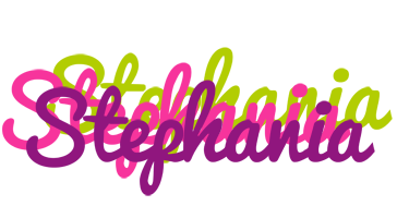 Stephania flowers logo