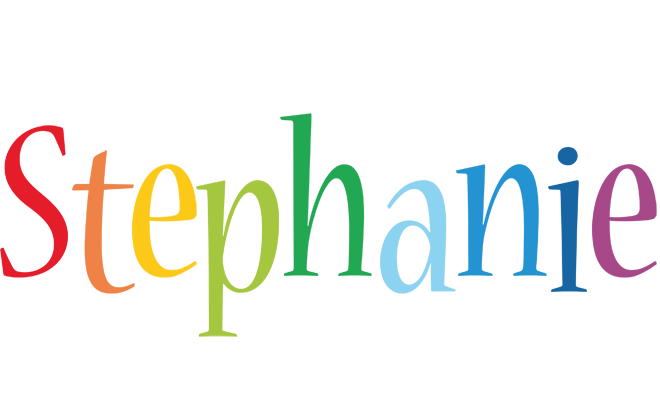 Stephanie birthday logo