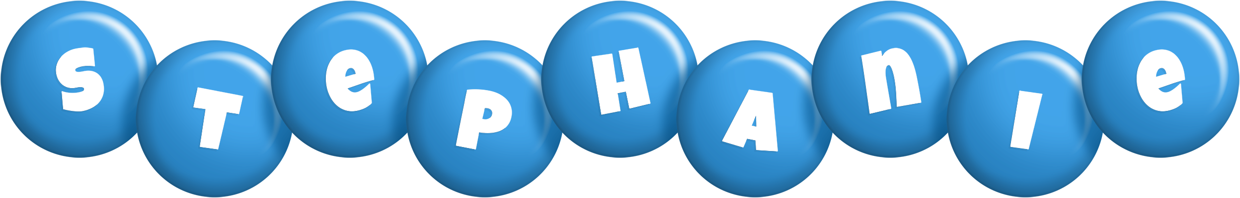 Stephanie candy-blue logo
