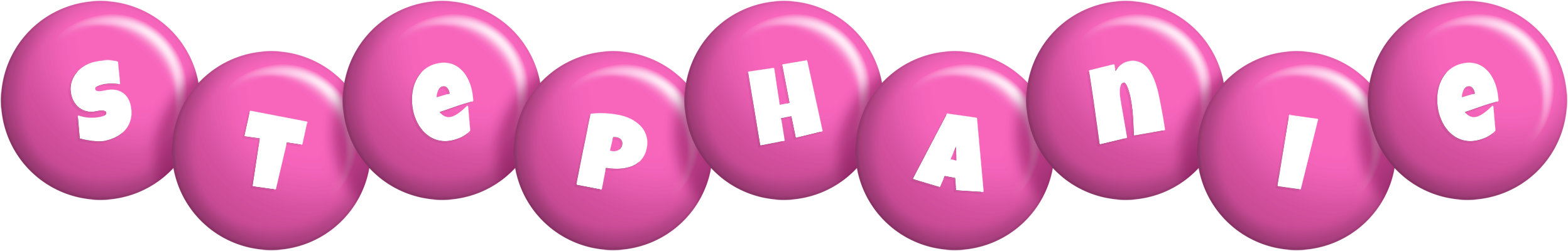 Stephanie candy-pink logo