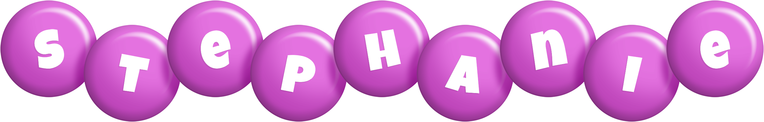 Stephanie candy-purple logo