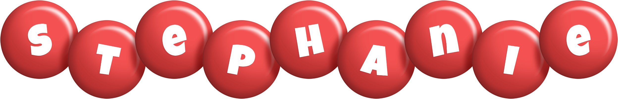 Stephanie candy-red logo